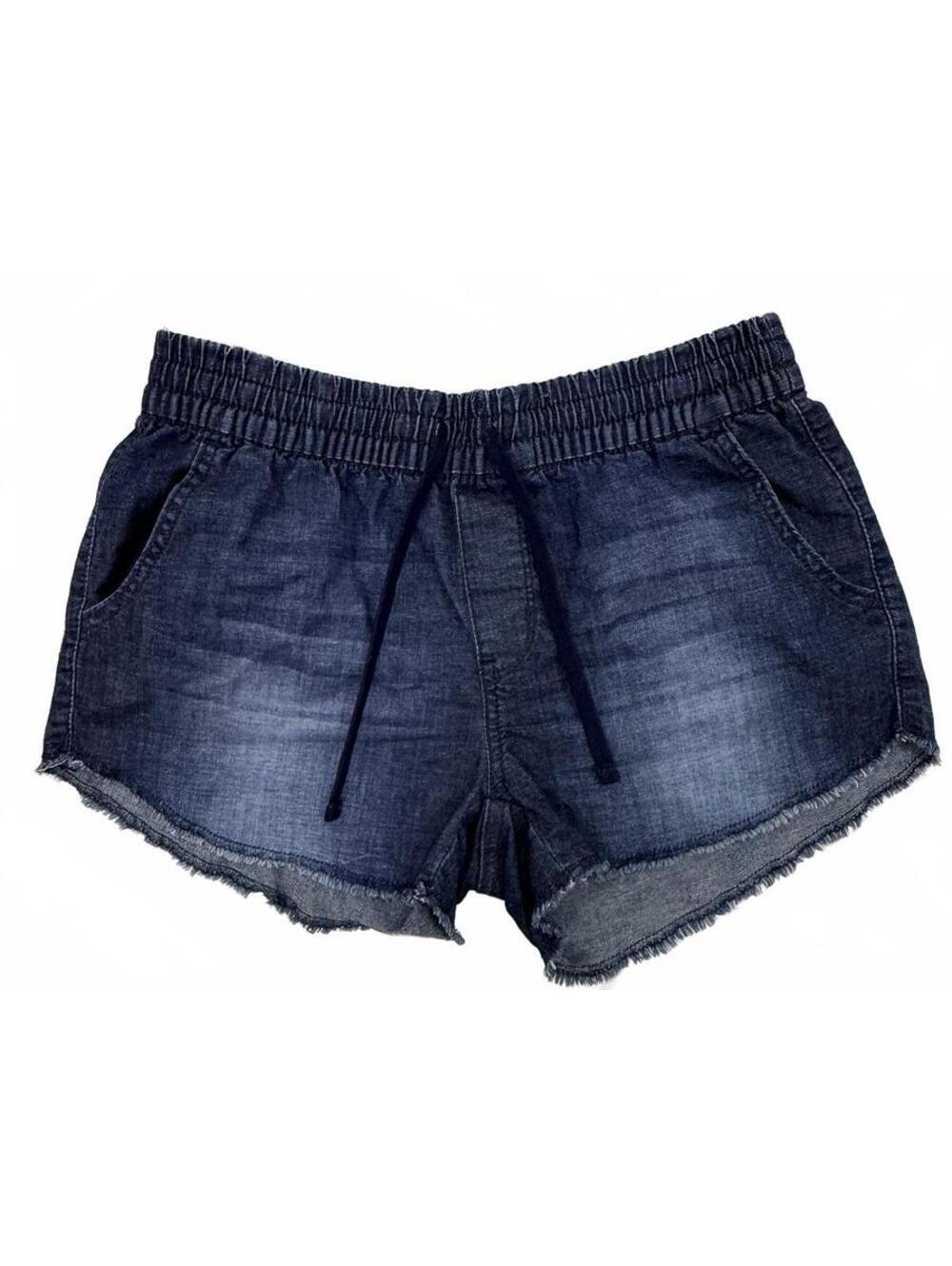 Signature by Levi's Women's Denim Shorts with Elastic Waist and Drawstring